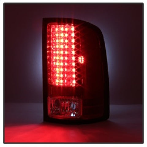 Spyder GMC Sierra 07-13 (Not 3500 Dually 4 Rear Wheels)LED Tail Lights Red Clear ALT-YD-GS07-LED-RC - 5014955