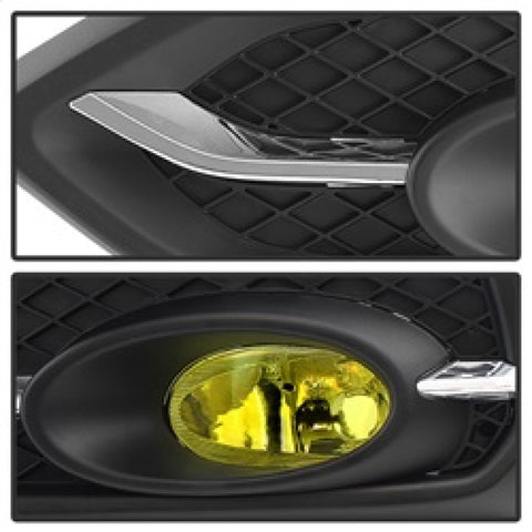 Spyder Honda Civic 2014-2015 2Dr/Coupe (EX Model Only)OEM Fog Light W/Switch- Yellow FL-HC2014-2D-Y - 5080233