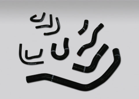 Mishimoto 88-91 Honda Civic Black Silicone Hose Kit - MMHOSE-CIV-88BK