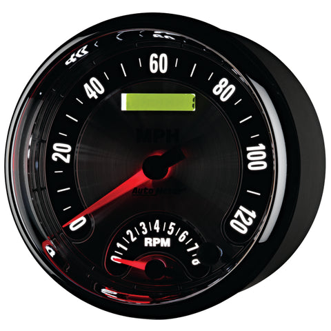 Autometer American Muscle 5in Tach Speedo Combo In-Dash - 1295