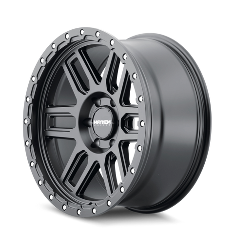 Mayhem 8304 Delta 20x9 / 8x170 BP / -12mm Offset / 125.2mm Hub Matte Black Wheel - 8304-2970MB12