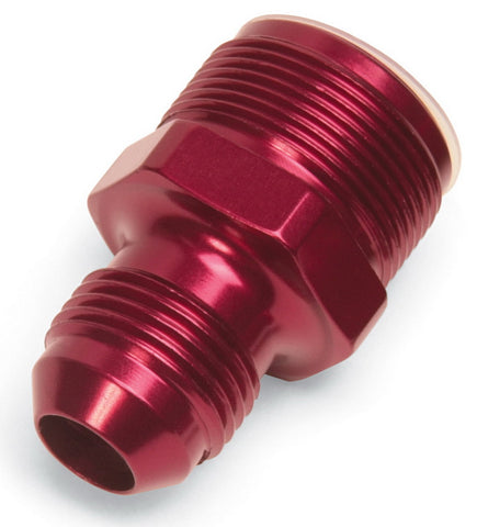 Russell Performance 1in-20 x 8 AN Male Flare Adapter (66-89 Edelbrock Q-Jets/75-89 Stock Q-Jets) - 640350