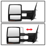 Xtune Ford F150 07-14 Power Heated Amber LED Signal Telescoping Mirror Left MIR-FF15007S-PWH-AM-L - 9935381