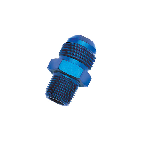 Russell Performance -6 AN to 1/8in NPT Straight Flare to Pipe (Blue) - 660450