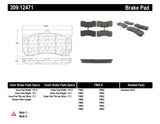 StopTech Performance Brake Pads - 309.12471