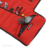 Go Rhino XVenture Gear Tool Roll Large (7x7in. Closed) 12oz Waxed Canvas - Black - XG1000-01