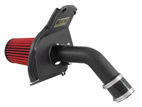 AEM 15-17 Subaru WRX STi 2.5L H4 - Cold Air Intake System - Wrinkle Black - 21-735WB