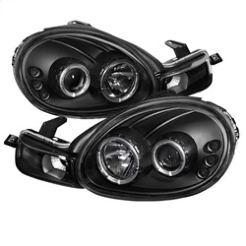 Spyder Dodge Neon 00-02 Projector Headlights LED Halo LED Black High H1 Low H1 PRO-YD-DN00-HL-BK - 5009906