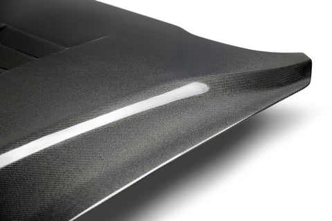 Anderson Composites 18-19 Ford Mustang Double Sided Type-GT5 Carbon Fiber Hood - AC-HD18FDMU-GT5-DS