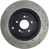 StopTech Power Slot 10-13 Hyundai Genesis Coupe Track & R-Spec Rear Left Drilled Rotor - 128.51035L