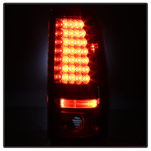 Spyder Chevy Silverado 1500 03-06 (Not Fit Stepside)LED Tail Lights Red Clear ALT-YD-CS03-LED-RC - 5001740