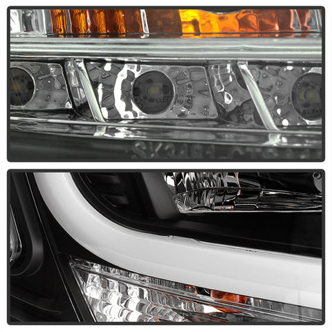 Spyder Chevy Tahoe / Suburban 2015 -2016 Projector Headlights - DRL LED - Black PRO-YD-CTA15-DRL-BK - 5082541