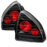 Spyder Honda Prelude 92-96 Euro Style Tail Lights Black ALT-YD-HP92-BK - 5005229