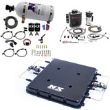 Nitrous Express Nitrous & Water Injection Kit w/Billet LT4 Supercharger Lid w/10lb Bottle - 20939BMF-10