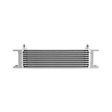 Mishimoto Universal -6AN 10 Row Oil Cooler - Silver - MMOC-10-6SL