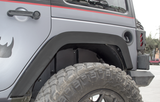 Go Rhino 07-18 Jeep Wrangler JK/JKU Rear Fender Liners - 702002T