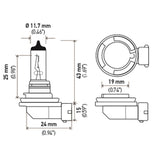 Hella Bulb H11 12V 55W PGJ19-2 T4 LONG LIFE - H11LL