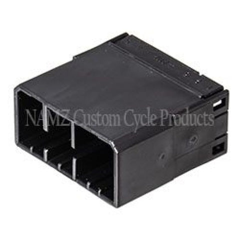 NAMZ AMP Multilock 12-Position Male Wire Cap Housing (HD 73112-96BK) - NA-174933-2