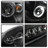 Spyder Dodge Ram 1500 06-08/Ram 2500 06-09 Projector Headlights LED Halo LED Blk PRO-YD-DR06-HL-BK - 5010001