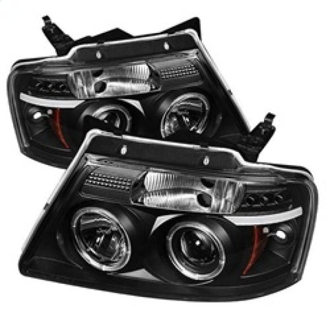 Spyder Ford F150 04-08 Projector Headlights Version 2 LED Halo LED Blk PRO-YD-FF15004-HL-G2-BK - 5010209