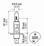 Hella H1 12V 55W Hella High Performance Xenon Bulb (Pair) - H1 2.0TB