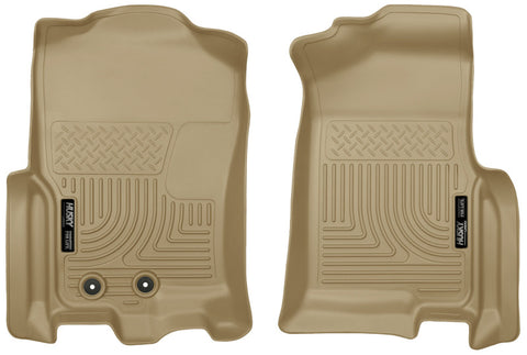 Husky Liners 2015 Ford Expedition/Lincoln Navigator WeatherBeater Front Tan Floor Liners - 18373