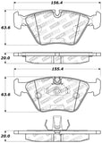 StopTech Performance 04-09 BMW X3 (E38) / 06-09 Z4 3.0Si (E86) / 00-07 330 Series Front Brake Pads - 309.09460