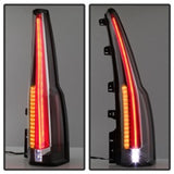 xTune GMC Yukon 15-17 LED Tail Lights (Escalade Style) - Black ALT-JH-GY15-2IN1LED-BK - 9039775