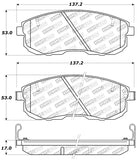 StopTech Performance 02-05 350z / 03-04 G35 / 03-05 G35X Front Brake Pads - 309.06530