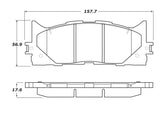 StopTech Street Touring 16-17 Toyota Camry Front Brake Pads - 308.12930