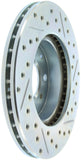 StopTech Select Sport 96-00 Honda Civic DX/HX Coupe Slotted and Drilled Right Front Rotor - 227.40023R