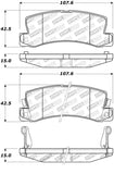 StopTech Street Touring Brake Pads - 308.03250