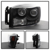 Spyder Dodge Ram 1500 06-08/Ram 2500 06-09 Projector Headlights LED Halo LED Blk PRO-YD-DR06-HL-BK - 5010001