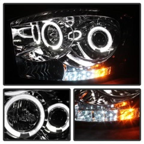 Spyder Dodge Ram 1500 06-08/Ram 2500 06-09 Projector Headlights LED Halo LED Chrm PRO-YD-DR06-HL-C - 5010018