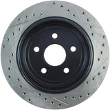 StopTech Slotted & Drilled Sport Brake Rotor 11-17 Jeep Grand Cherokee (Excludes SRT8) - 127.58007R