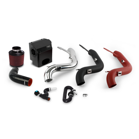 Mishimoto 2016 Ford Fiesta ST 1.6L Performance Air Intake Kit - Wrinkle Red - MMAI-FIST-16WRD