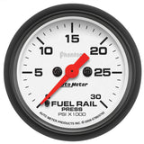 Autometer Phantom 2-1/16in 30K PSI Digital Stepper Motor Fuel Rail Pressure Gauge - 5786