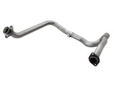 aFe Twisted Steel Y Pipe 2-2.5in SS Exhaust 12-17 Jeep Wrangler Unlimited V6-3.6L(4 Dr-Manual Trans) - 48-46207