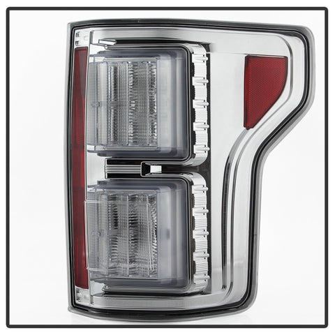 Spyder 18-19 Ford F-150 (W/O Blind Spot Sensor) LED Tail Lights - Chrome (ALT-YD-FF15018-LED-C) - 5085658