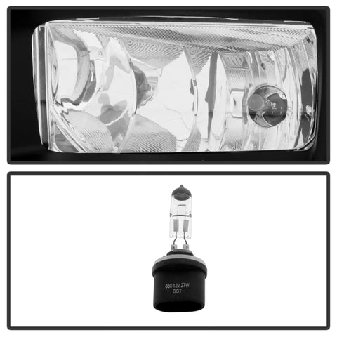 Spyder GMC Yukon/Yukon XL 2015-2017 OEM Fog Lights W/Cover and Switch Clear FL-GYD15-C - 9031571