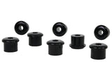 Whiteline 10/65-73 Ford Mustang Rear Spring Eye Rear and Shackle Bushings (35mm OD/15mm ID) - W71412