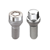 McGard 4 Lug Hex Install Kit w/Locks (Cone Seat Bolt) M12X1.25 / 17mm Hex / 22.0mm Shank L. - Chrome - 67232