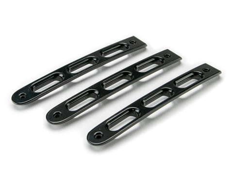 DV8 Offroad 2007-2018 Jeep JK Black Slot Style Door Handle Inserts - Set Of 3 - D-JP-190026-BK-3