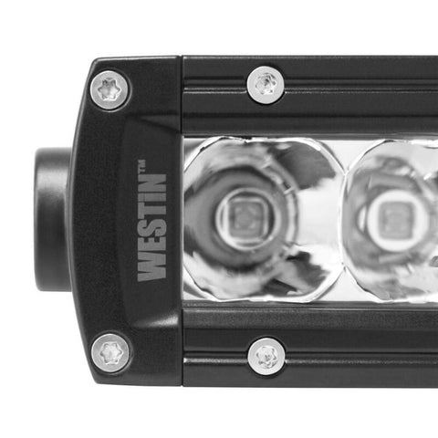 Westin Xtreme LED Light Bar Low Profile Single Row 20 inch Flood w/5W Cree - Black - 09-12270-20F