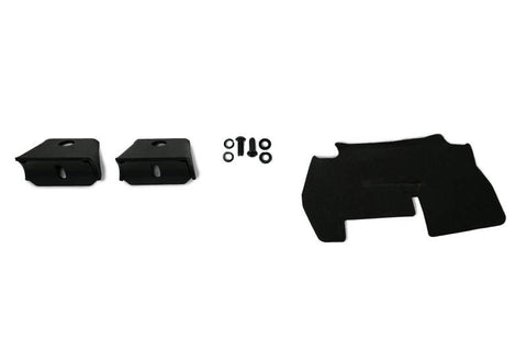 DV8 Offroad 2021-2022 Ford Bronco (Not For Factory Plastic Bumper) Factory Bumper Bull Bar - Black - LBBR-06