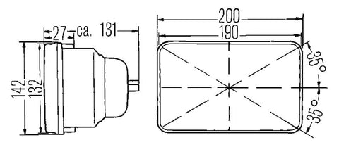 Hella Headlamp Insert Esh Fapo 1Ae - 003427021