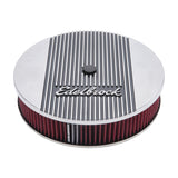 Edelbrock Air Cleaner Elite II 14In Diameter w/ 3In Element Standard Height Polished - 4268