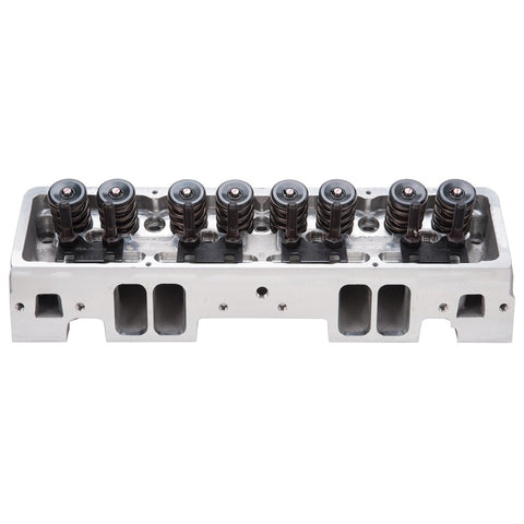 Edelbrock Cylinder Head Victor Jr SBC 23 Deg 220cc Complete for Solid Roller Cam - 61259