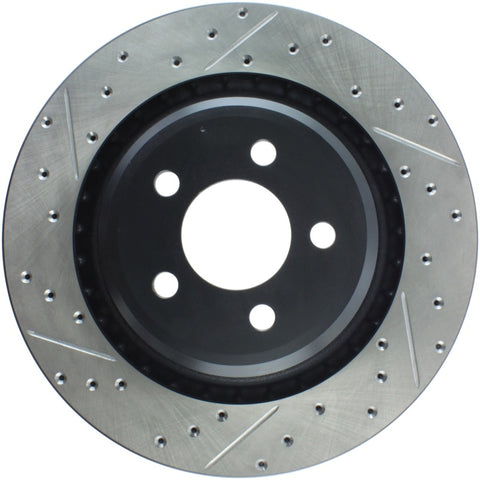 StopTech SportStop 06-09 Chrysler SRT-8 Rear Right Drilled & Slotted Rotor - 127.63064R