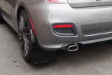 Rally Armor 2012-18 Fiat 500 (Pop/Sport/Lounge/Abarth) Red Mud Flap w/ White Logo - MF25-UR-RD/WH